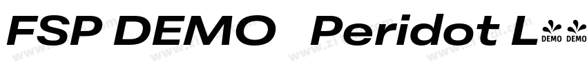 FSP DEMO   Peridot L字体转换